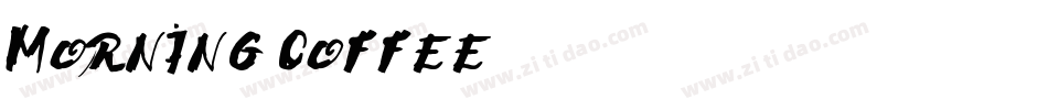 Morning Coffee字体转换